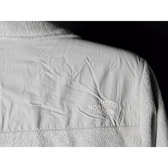 THE NORTH FACE Denali Full Zip Polartec Fleece Jacket Gray Pockets LARGE - Picture 5 of 6